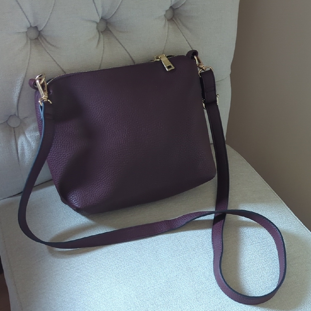 Temptations Deep Purple Crossbody Bag
